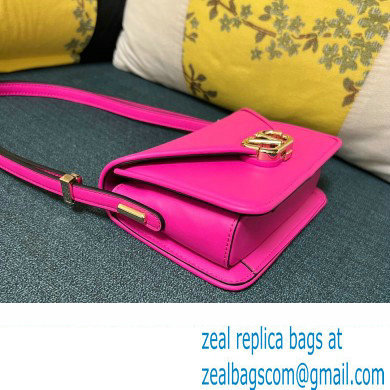 Valentino shoulder Letter Small Bag in smooth calfskin Fuchsia 2023 - Click Image to Close