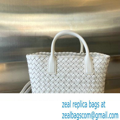 bottega veneta mini cabat bag White / Vernis 2024 - Click Image to Close