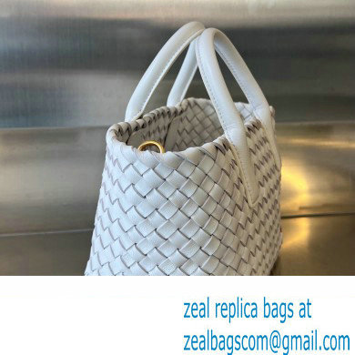 bottega veneta mini cabat bag White / Vernis 2024 - Click Image to Close