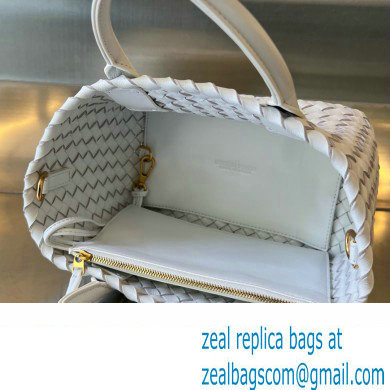 bottega veneta mini cabat bag White / Vernis 2024