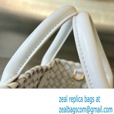 bottega veneta mini cabat bag White / Vernis 2024 - Click Image to Close