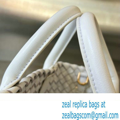 bottega veneta mini cabat bag White / Vernis 2024