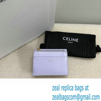 celine COMPACT WALLET WITH COIN TRIOMPHE in Shiny calfskin Light Lilac 10I653 2023 - Click Image to Close