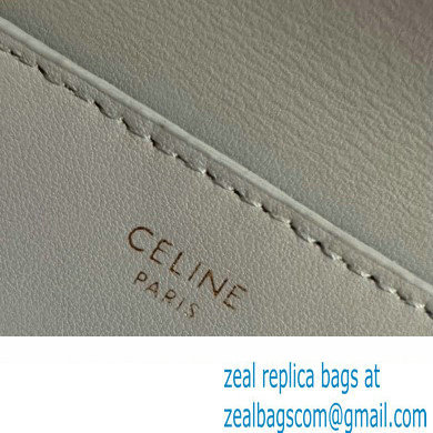 celine COMPACT WALLET WITH COIN TRIOMPHE in Shiny calfskin Light Lilac 10I653 2023