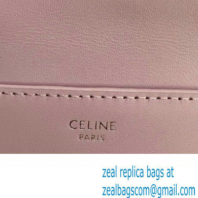 celine Small Wallet TRIOMPHE in Shiny calfskin rose 10D783 2023