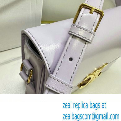celine Teen Triomphe Bag in shiny calfskin lilac 2024 - Click Image to Close