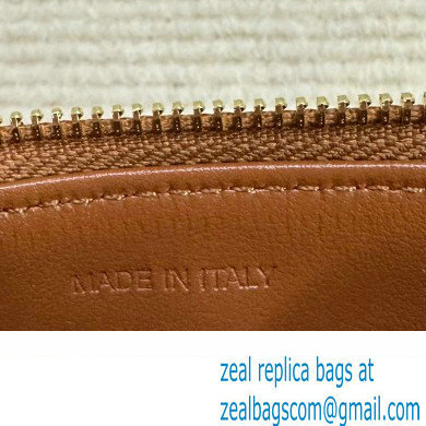 celine Zipped Card Holder in smooth lambskin Tan 10K583 2023