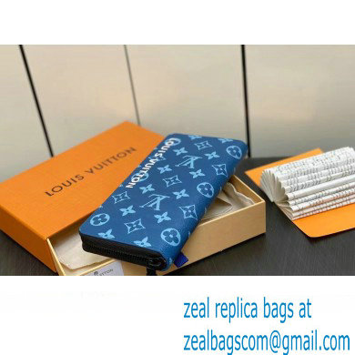 louis vuitton Brazza Wallet m82790 blue 2022