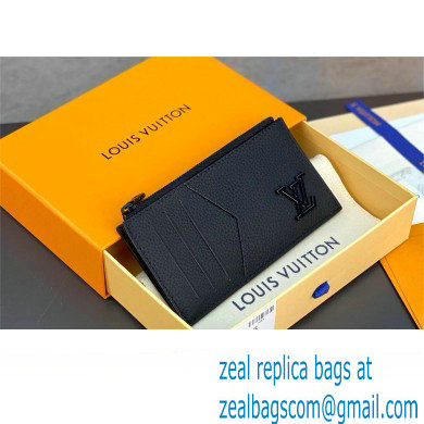 louis vuitton Coin Card Holder M82068 black 2023