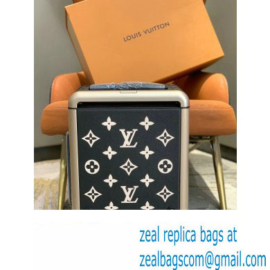 louis vuitton Horizon 55 SUITCASE M10256 Black/Beige 2024 - Click Image to Close