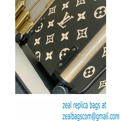 louis vuitton Horizon 55 SUITCASE M10256 Black/Beige 2024 - Click Image to Close