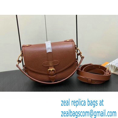 louis vuitton Saumur BB bag in EPI leather cognac M23470 2023