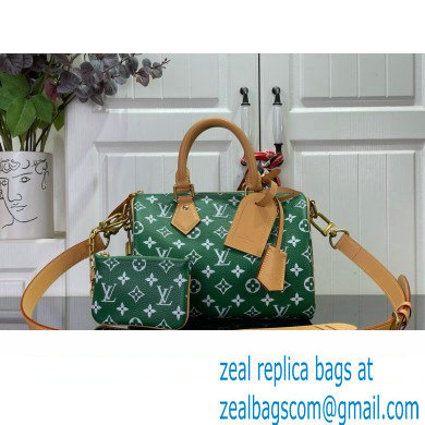 louis vuitton Speedy Bandouliere 25 bag GREEN M24423 2024