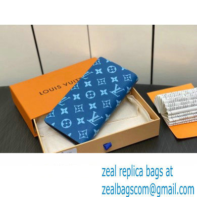 louis vuitton Zippy Vertical Wallet M82799 blue 2023