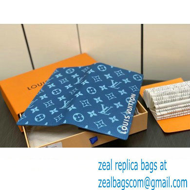 louis vuitton Zippy Vertical Wallet M82799 blue 2023