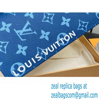 louis vuitton Zippy Vertical Wallet M82799 blue 2023 - Click Image to Close