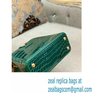 louis vuitton mini CAPUCINES bag jade green in porosus leather with gold hardware - Click Image to Close