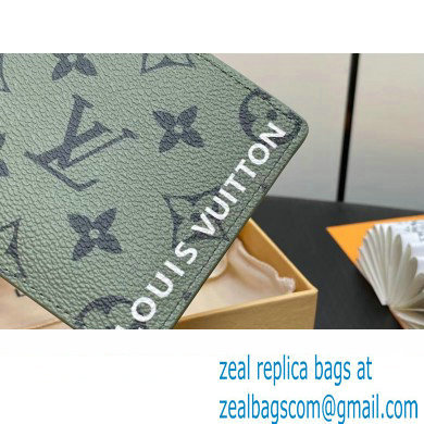 louis vuitton slender wallet M82798 green 2023 - Click Image to Close