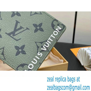 louis vuitton slender wallet M82798 green 2023