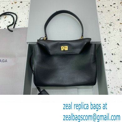 BALENCIAGA Women's Rodeo SMALL Handbag in Black/GOLD 2024