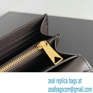 Bottega Veneta Andiamo Large Flap Wallet FONDANT with metallic knot closure 2024