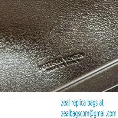 Bottega Veneta Andiamo Large Flap Wallet FONDANT with metallic knot closure 2024