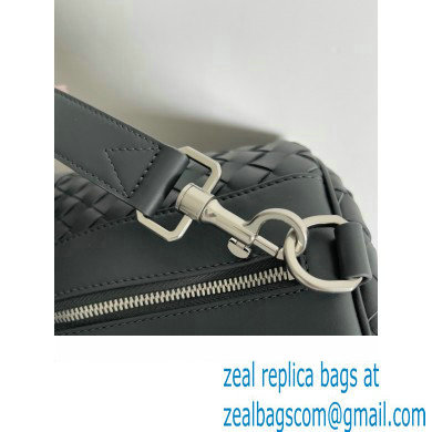 Bottega Veneta Medium Intrecciato Duffle Intrecciato leather Bag Dark Green