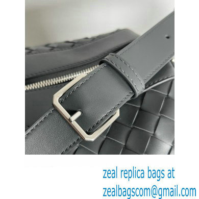 Bottega Veneta Medium Intrecciato Duffle Intrecciato leather Bag Dark Green