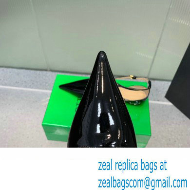 Bottega Veneta Rocket T-Bar Ballerina Flats Leather Black 2024