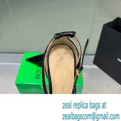 Bottega Veneta Rocket T-Bar Ballerina Flats Leather Black 2024
