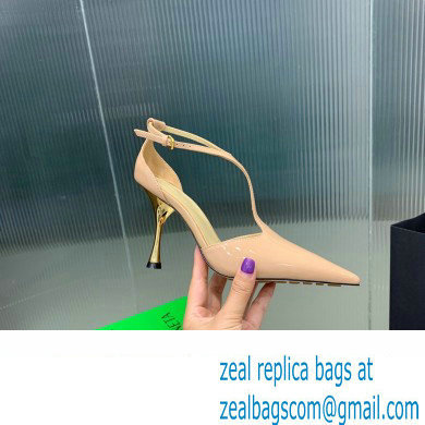 Bottega Veneta Rocket T-Bar Pumps Leather Nude 2024