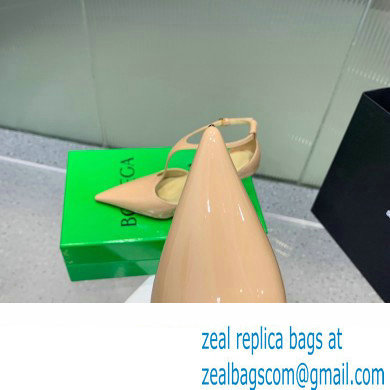 Bottega Veneta Rocket T-Bar Pumps Leather Nude 2024