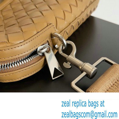 Bottega Veneta Slim Intrecciato Briefcase Bag Brown