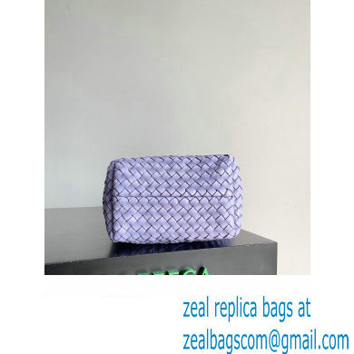 Bottega Veneta Small Cabat Bucket Small Intreccio leather bag Lilac 2024