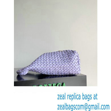 Bottega Veneta Small Cabat Bucket Small Intreccio leather bag Lilac 2024