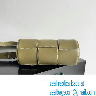 Bottega Veneta Small Canette Intreccio leather cross-body Bag Mud