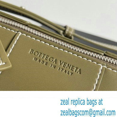 Bottega Veneta Small Canette Intreccio leather cross-body Bag Mud