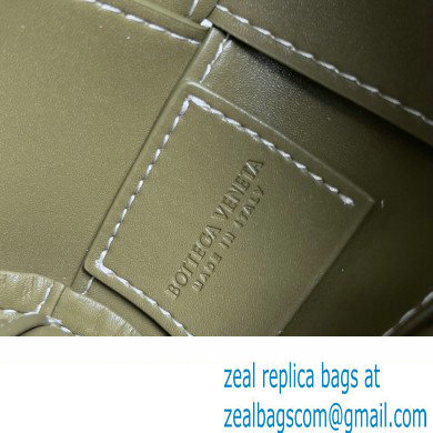 Bottega Veneta Small Canette Intreccio leather cross-body Bag Mud