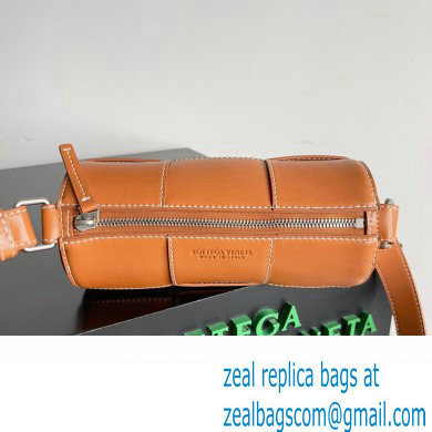 Bottega Veneta Small Canette Intreccio leather cross-body Bag Orange