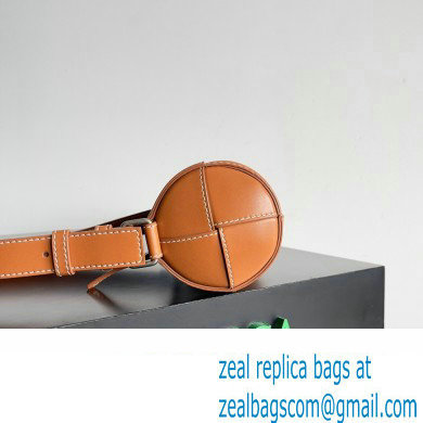 Bottega Veneta Small Canette Intreccio leather cross-body Bag Orange