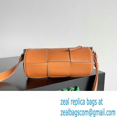 Bottega Veneta Small Canette Intreccio leather cross-body Bag Orange