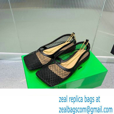 Bottega Veneta Stretch ballerina flats Black 2024