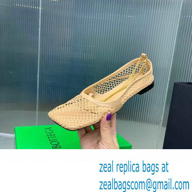 Bottega Veneta Stretch ballerina flats Nude 2024