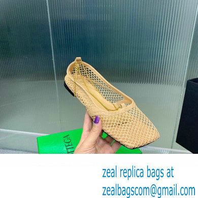 Bottega Veneta Stretch ballerina flats Nude 2024