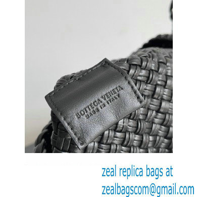 Bottega Veneta Tosca Small Intreccio leather Shoulder Bag Black/Gold 2024