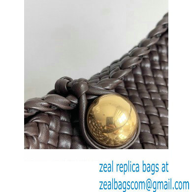 Bottega Veneta Tosca Small Intreccio leather Shoulder Bag Fondant/Gold 2024