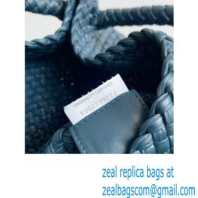 Bottega Veneta Tosca Small Intreccio leather Shoulder Bag Navy Blue 2024