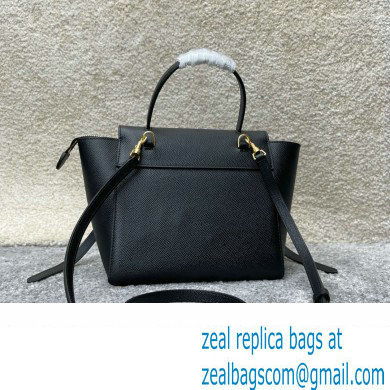 CelineNano Belt bag in grained calfskin black 2024