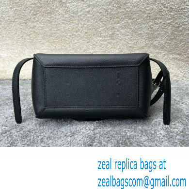 CelineNano Belt bag in grained calfskin black 2024