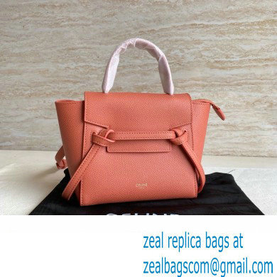 CelineNano Belt bag in grained calfskin rose 2024